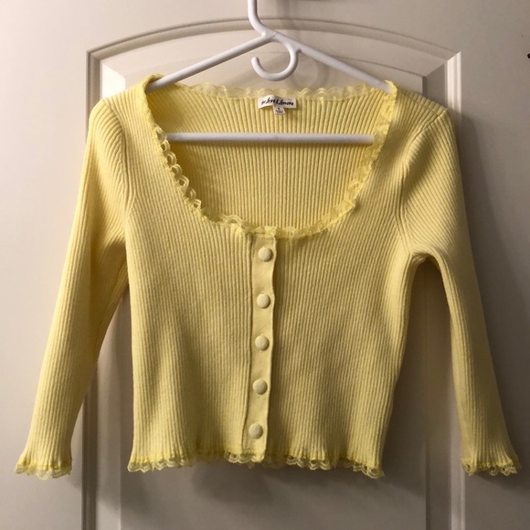 For Love And Lemons Sweaters - For Love & Lemons Jolie Cardigan Sweater Size S